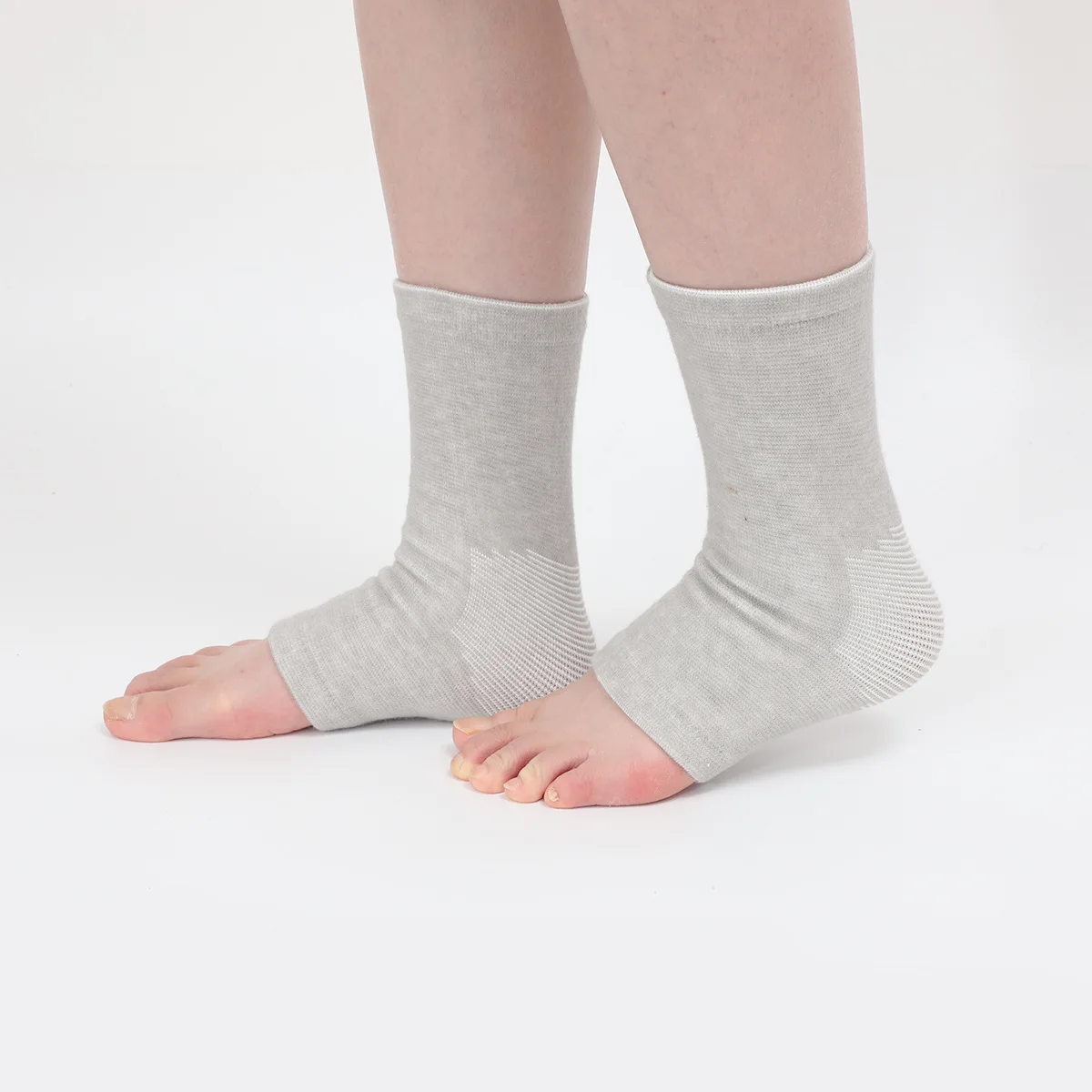 Tutore di supporto per caviglia elasticizzato a quattro vie per lo sport da corsa Uomo Donna Avvolgente protettivo invernale caldo per distorsione della caviglia