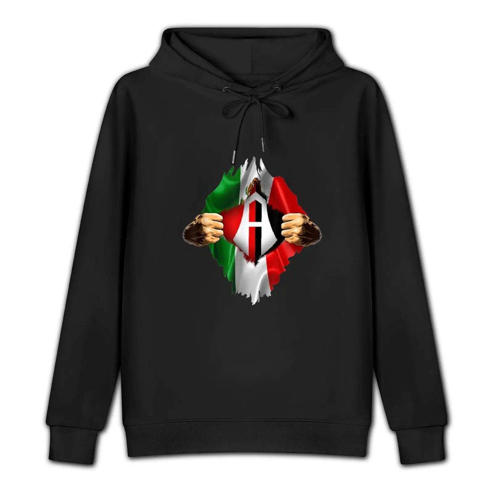 Atlas Heartbeat Inside Love Mexico Fan Atlas Fc Pullover Hoodie japanese style men's clothing men's coat autumn hoodie