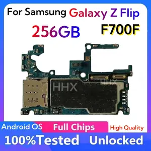 Bilashmart 256gb Samsung Galaxy Z Flip F700F Motherboard Unlcoked Chips Android OS OK Main Logic Board Samsung Galaxy Z Flip