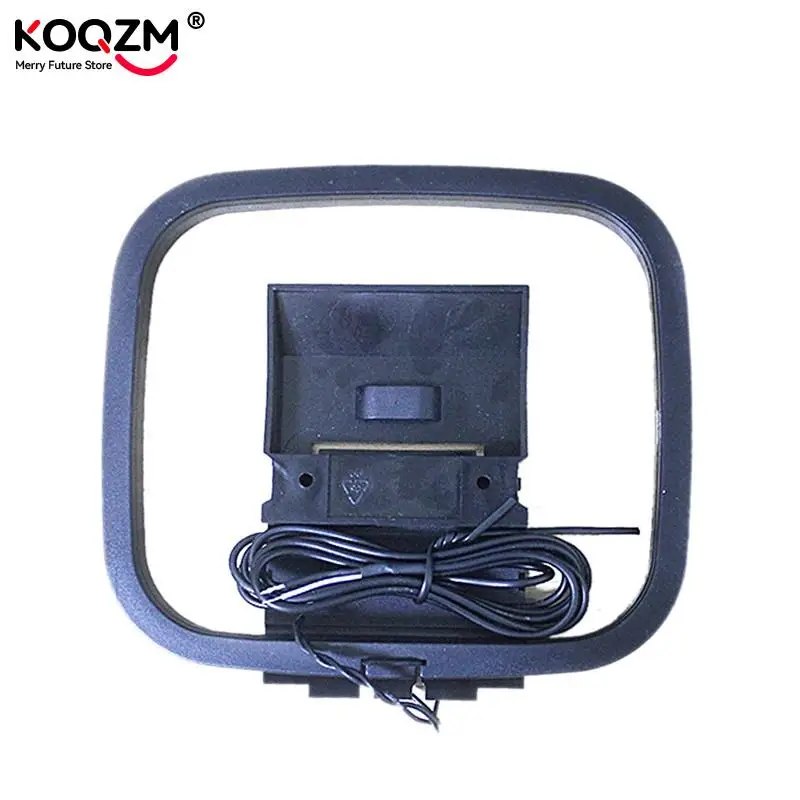 Mini Universal FM/AM Loop Antenna For Sony Sharp Chaine Stereo AV Receiver Systems Connector Receiver