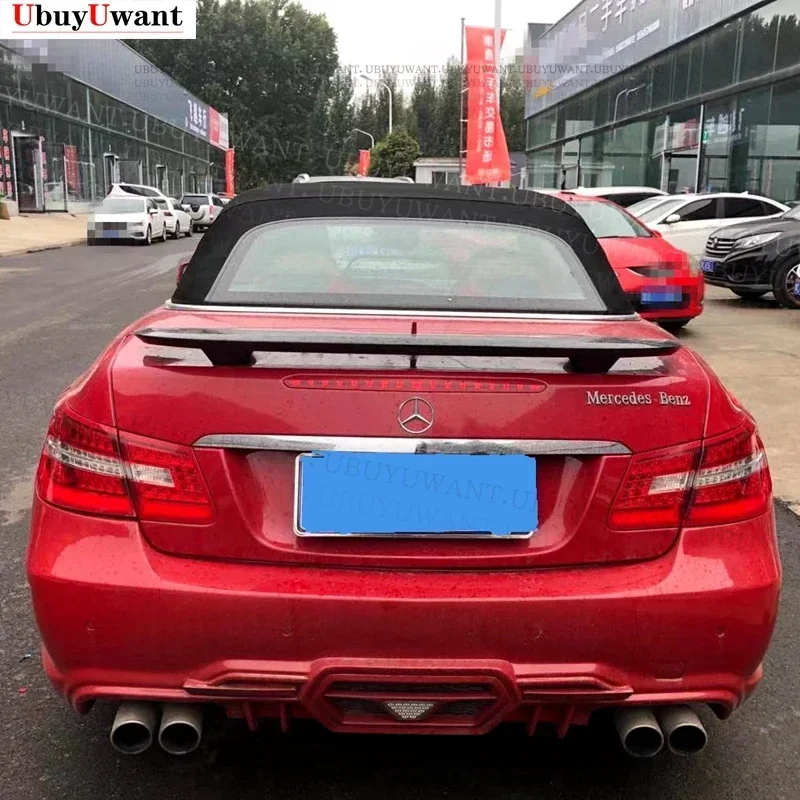 For W207 C207 Spoiler Benz E - Class Coupe E200 E300 E320 Rear Trunk Spoiler 2008-2016 Rear Wing