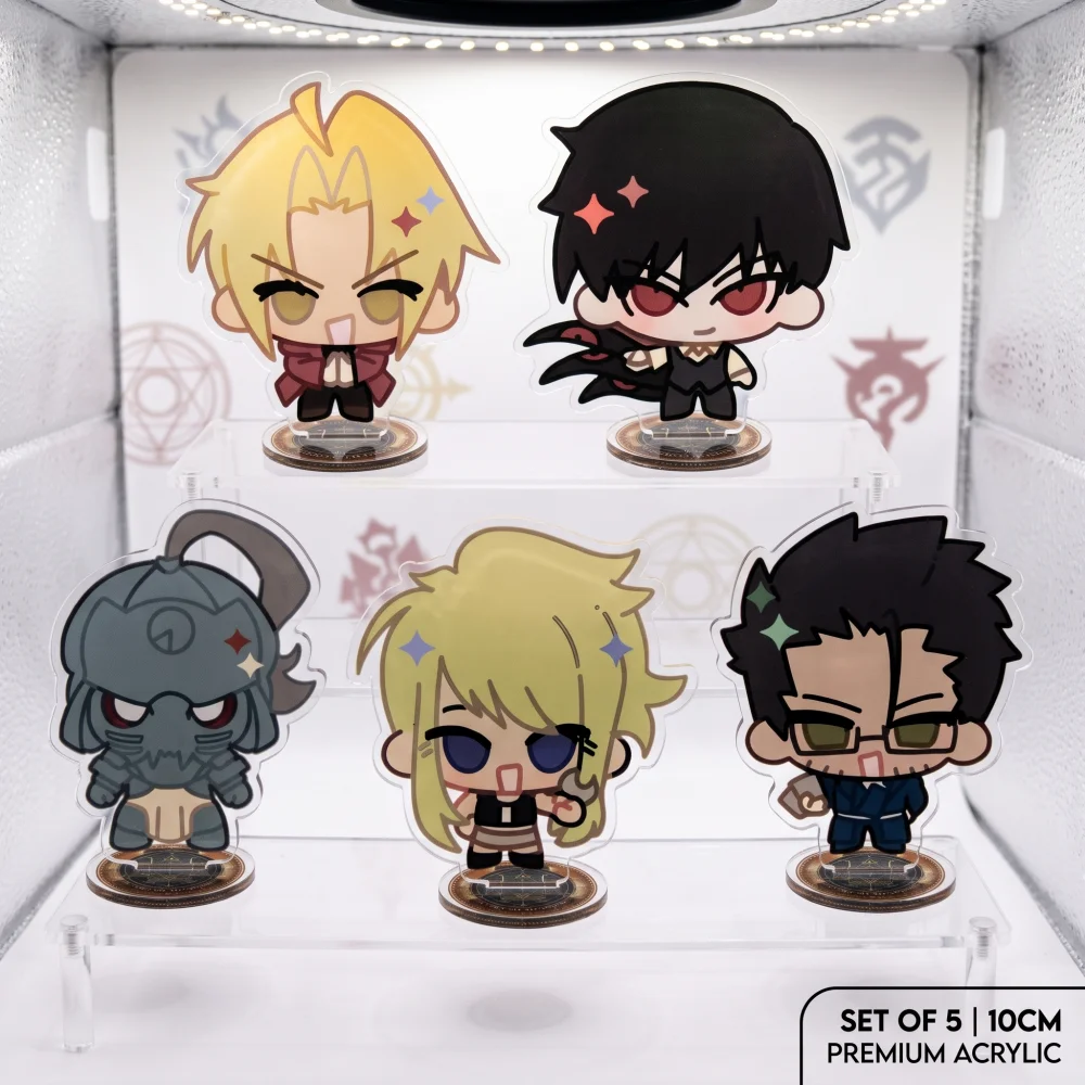 Fullmetal Alchemist Korotto Acrylic Stand Anime Figure Chibi Edward Elric Alphonse Desktop Decoration Fans Gift Cosplay Keychain