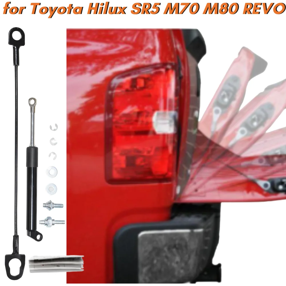 

Qty(1) Trunk Struts for Toyota Hilux SR5 M70 M80 REVO Pickup 2015-2022 Rear Tailgate Lift Supports Gas Springs Shock Absorbers