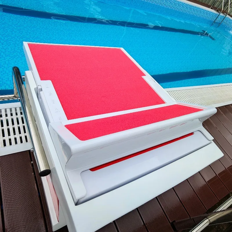 Competitive swimming take-off platform diving pool block - non-slip portable custom pool tool accessories