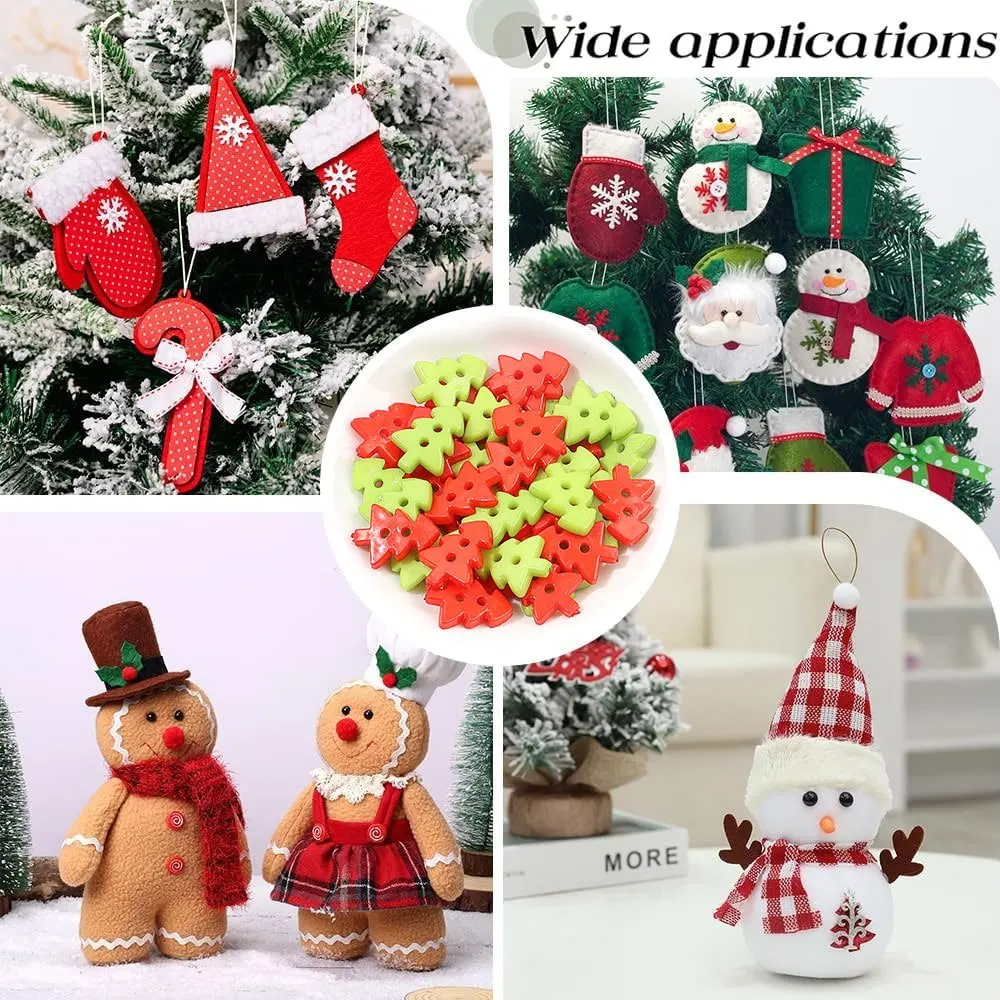 41/121/241 قطعة خرز زخرفي على شكل شجرة أكريليك ، إكسسوارات مجوهرات ذاتية الصنع ، عيد الميلاد ، عيد الشكر ، هدايا عيد الحب