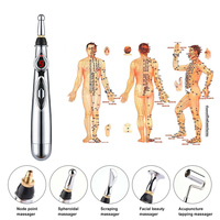 Acupoint Massage Pen Multi-Function Electronic Acupuncture And Moxibustion Meridian Pressing Therapy Energy Pen Pain Relieving