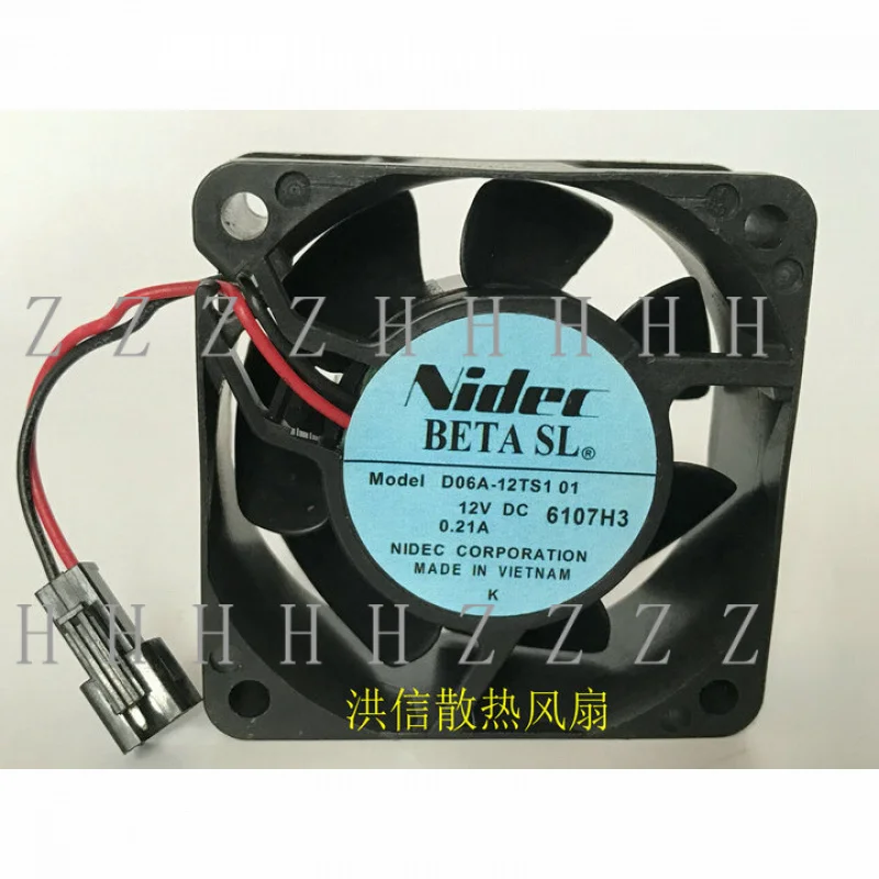 

Вентилятор охлаждения Z Nidec D06A-12TS1 01 DC12V 0.21A 6CM 60*60*25 6025