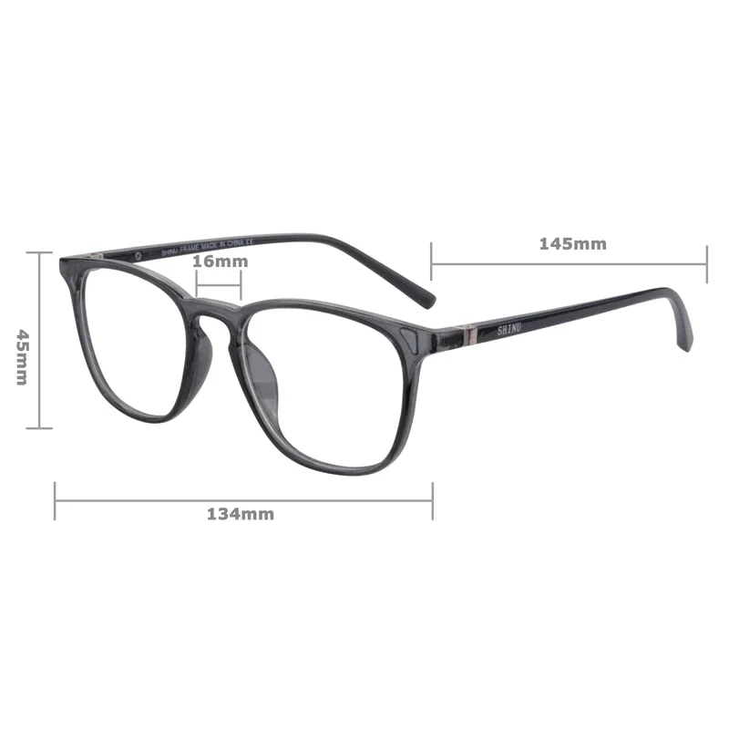 SHINU Men’s glasses progressive multifocal reading glasses prescription eyeglasses anti radiation see distance close customized
