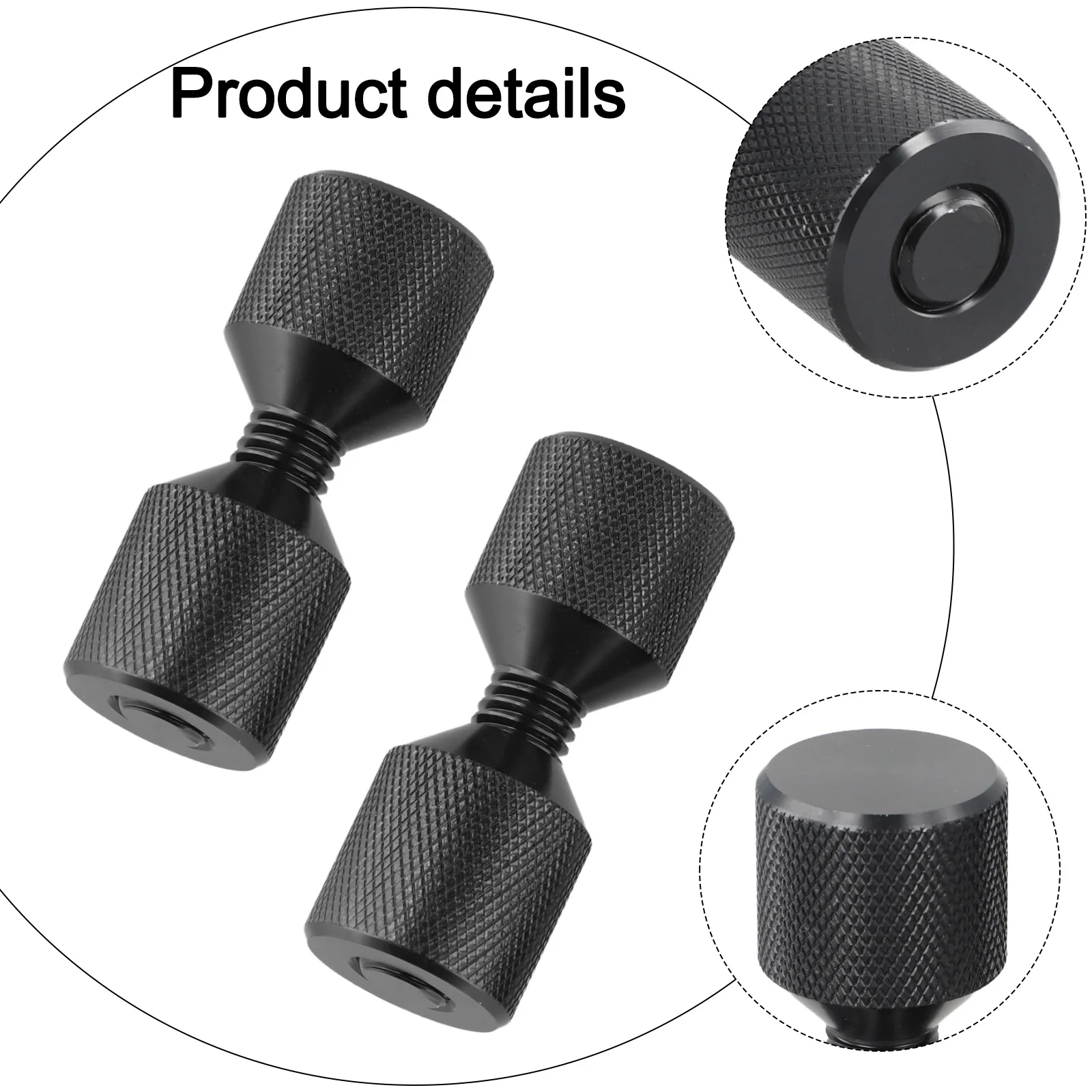 1-1/8 Inch Two Hole Flange Alignment Pin 6061 Aluminum Black Oxide Positioning Tool For ASME 150LB Pipe Fitting Leveling
