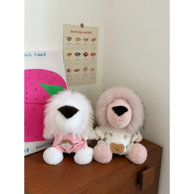 

Great Lion Plush Keychain Cute Girl Plush Toys Bag Pendant Keychain Girlfriends Bag Charm Girl Birthday Gift Pendant Plush Toys