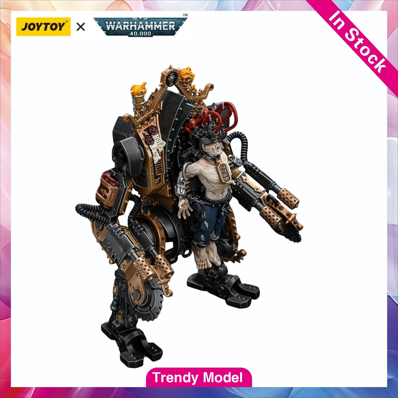 

【TM】 JOYTOY Warhammer 40K Adepta Sororitas Penitent Engine 1/18 Action Figure Model Toys Gifts