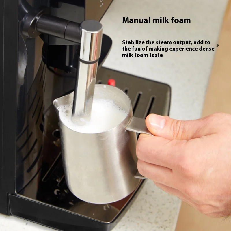 Fully Automatic Smart American Coffee Machine with Touch Screen for Home Use Includes Grinding Function
