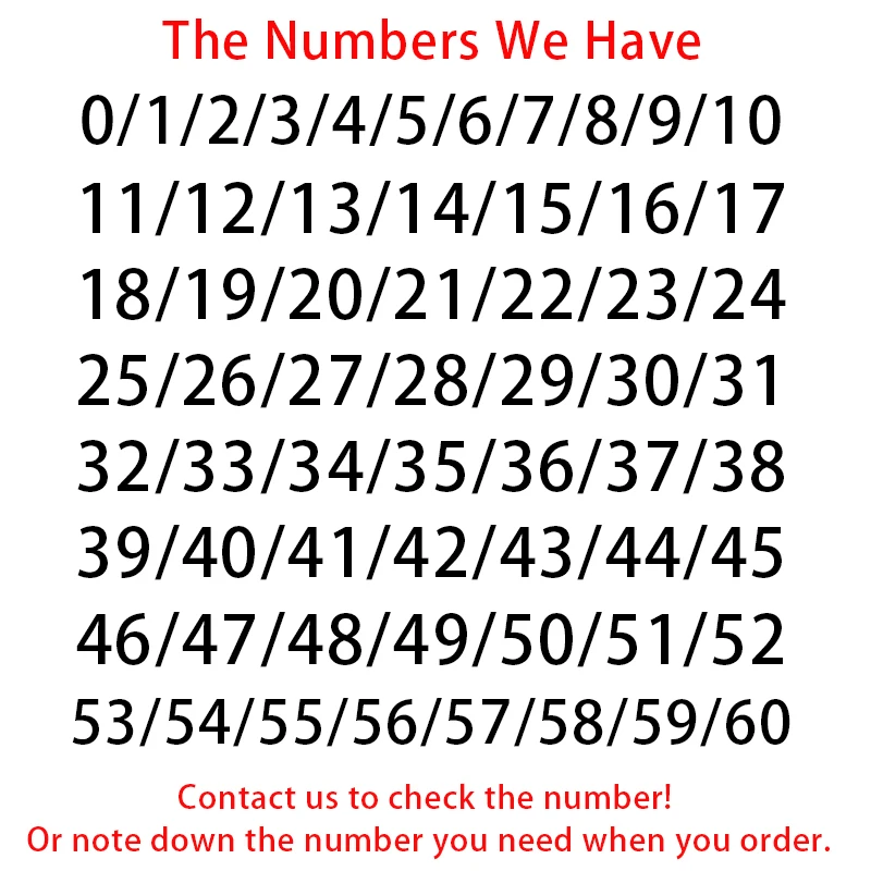 500Pcs/roll Clothing Number Size Label White Garment Clothes T Shirt Dress Cloth Fabric Label Tag 25/26/27/28/29/3035*12mm