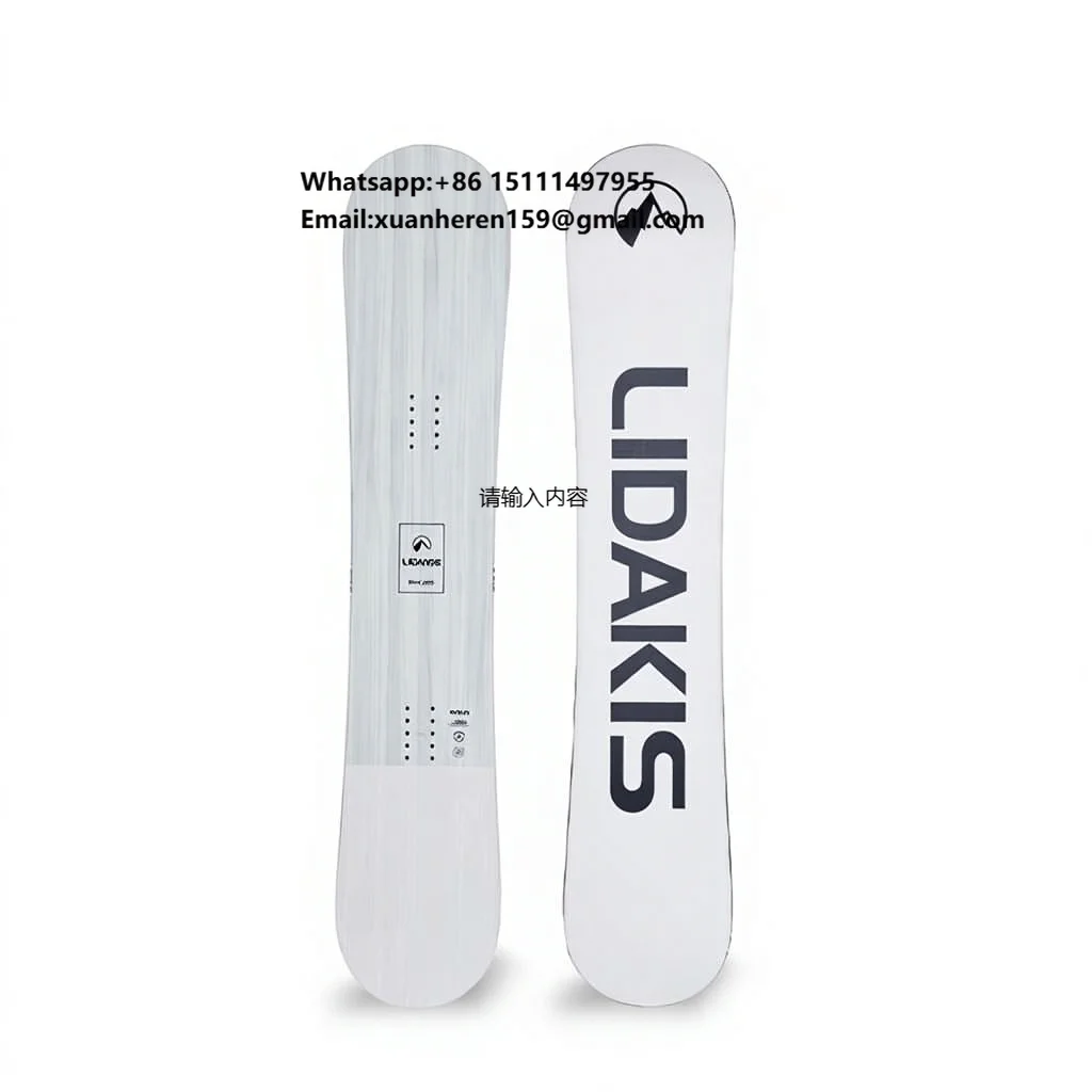 New Model Single Board Color Matching Beginner Basic All-round Skiing Set Custom Adult Freestyle Snowboard