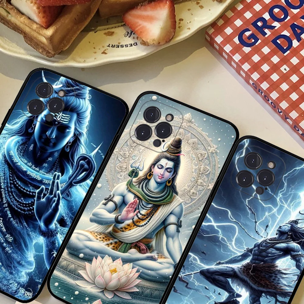 Lord Shiva M-Mahadev Of India Phone Case For IPhone 16 15 8 7 6 6S Plus X SE XR XS 14 11 12 13 Mini Pro Max Mobile Case