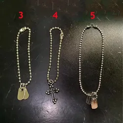1/6 Scale Cross Necklace Logan Dog Tag Necklace Model Soldier Clothes Accessories for 12 inch Action Figure Body