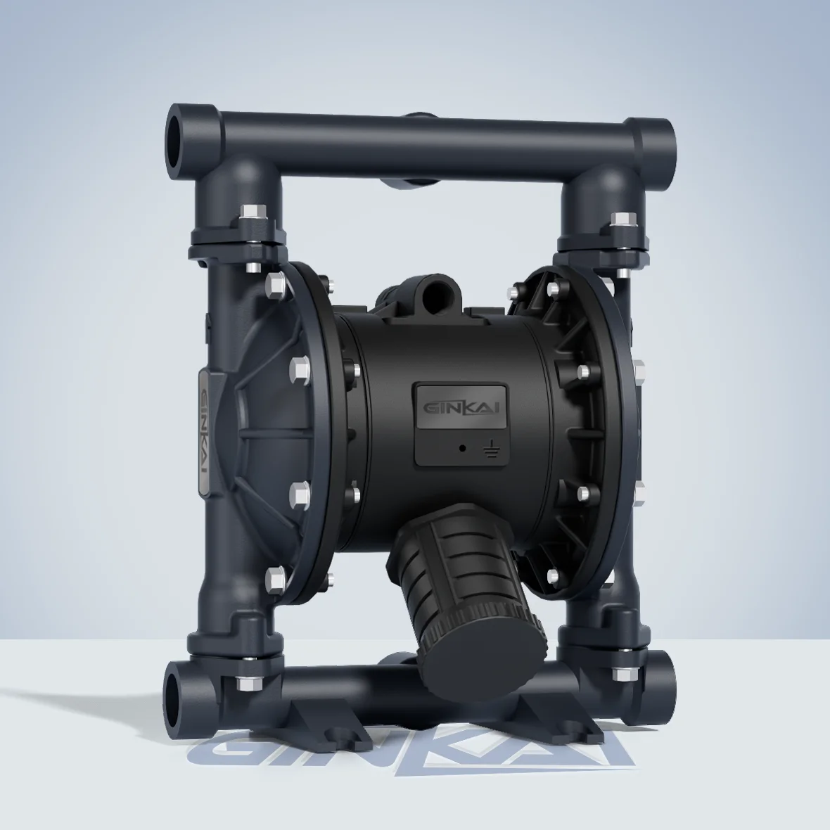 

1 Inch Aluminum Air Operated Diaphragm Pump with Buna Diaphragm Sand Transfer Pump Paint Industry Lube Oil Pump
