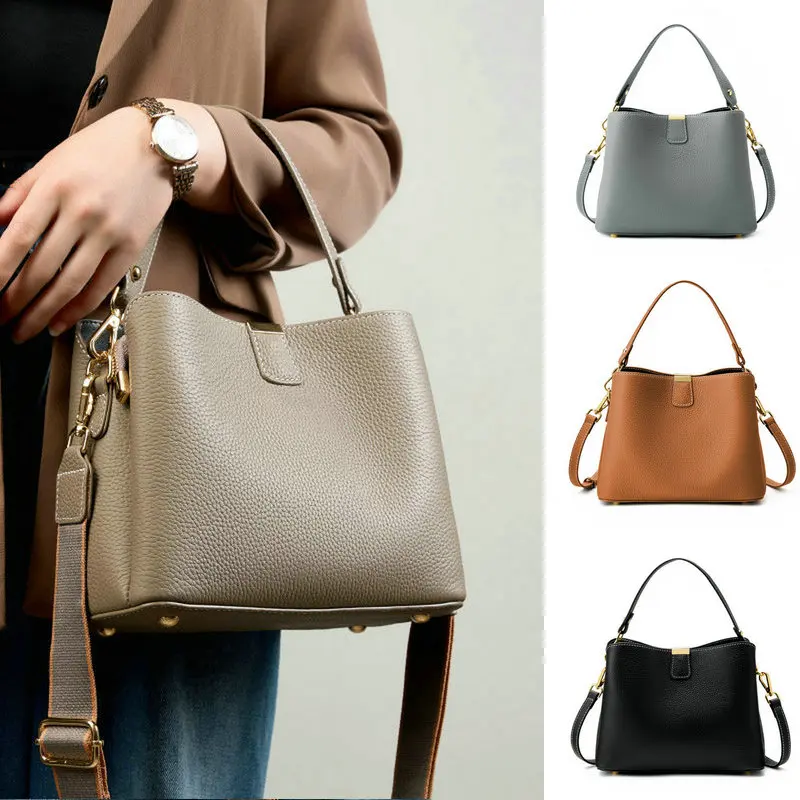 

100% Genuine Leather Women's Crossbody Bag 2025 Summer Female Shoulder Bag Luxury Design Handbag phone makeup Bag Commuter