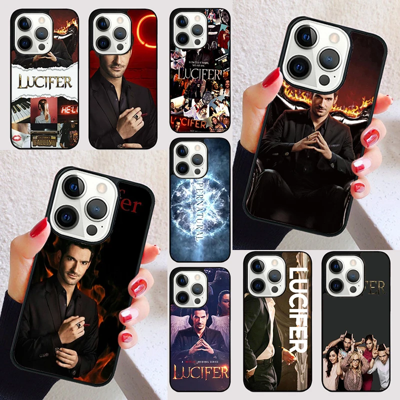 Lucifer Morningstar TV series cover For iPhone 15 16 13 12 11 14 Pro Max Mini Max SE 2020 7 8 6S Plus Phone Case