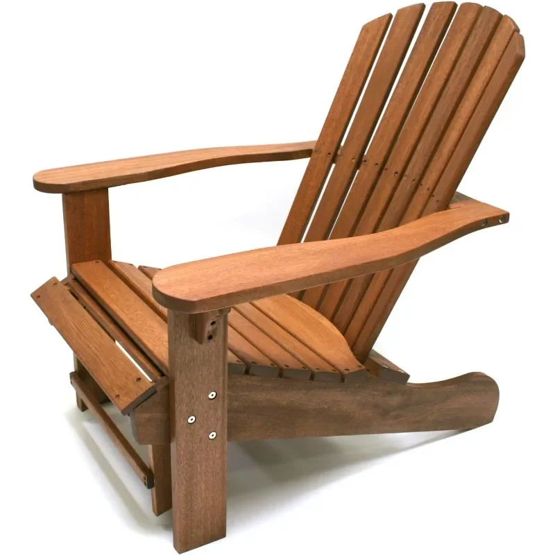 

Стул Adirondack из эвкалипта со встроенным оттоманком
