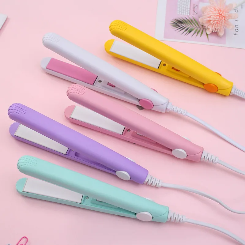 MINI Pro Salon Curler Hair Wand iron Plancha De Cabello Portable Hair Roller Hair Straightening Curler For Gifts Party Favors