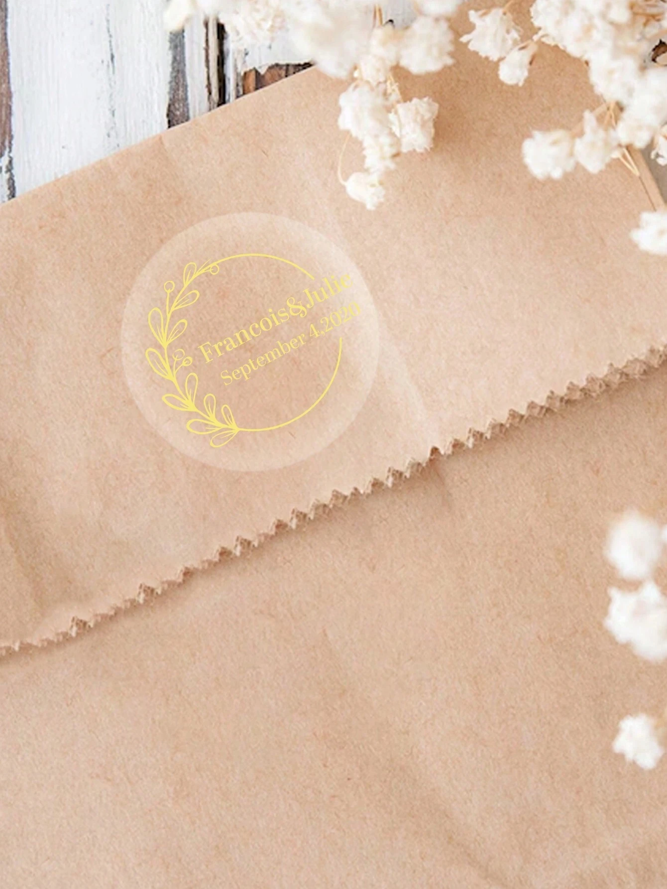 Niestandardowe naklejki ślubne, 30-240 sztuk spersonalizowanych przezroczystych złotych etykiet do zaproszeń i upominków, wielofunkcyjne i wielokrotnego użytku