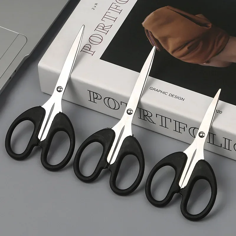 Safe Children's Handmade Small Scissors Household Kitchen Stainless Steel Scissors Student Diy Paper Cuttings Knife