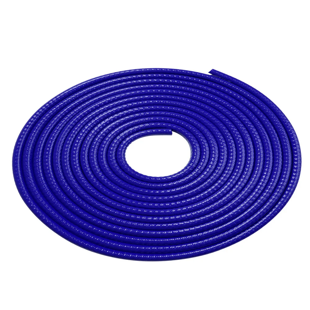 

Decor Anti-scratch Strip Car Parts Door Guards Sticker Rock Rubber Seal Strips Durable Protector Trim Blue Accessories