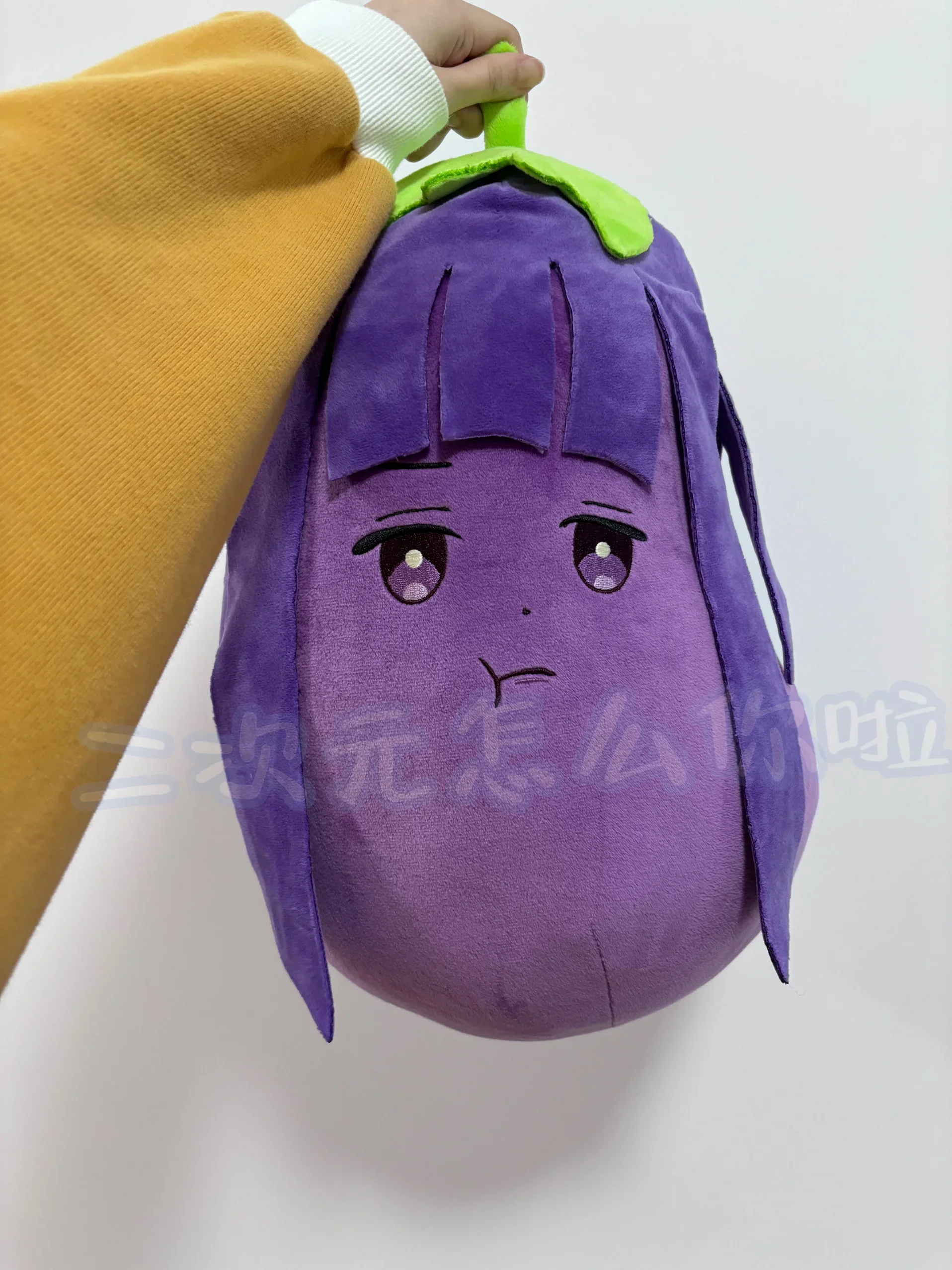 Frieren at the Funeral Fern Eggplant Theme Anime Cosplay Cartoon Pulsh Doll Dango Throw Pillow Stuffed Toys Props Game Gift