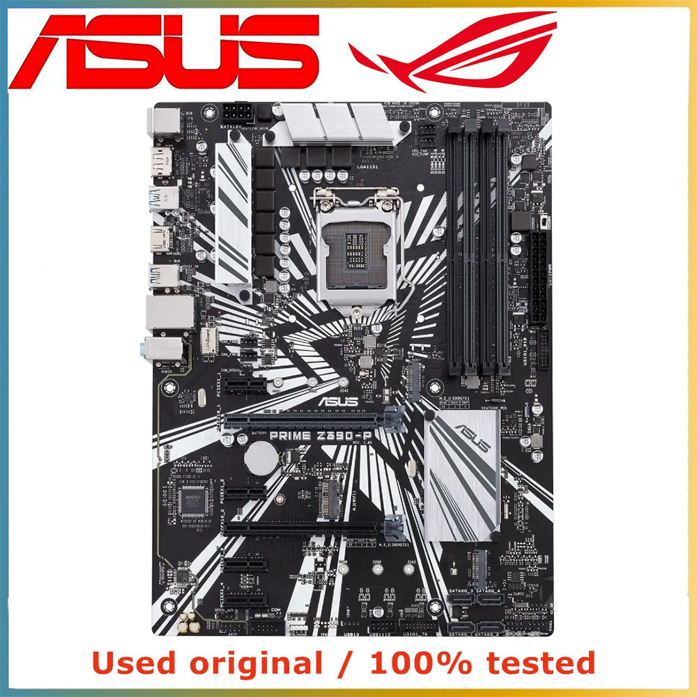 For ASUS PRIME Z390-P Z390P supports 8th 9th generation processors LGA 1151 DDR4 motherboard
