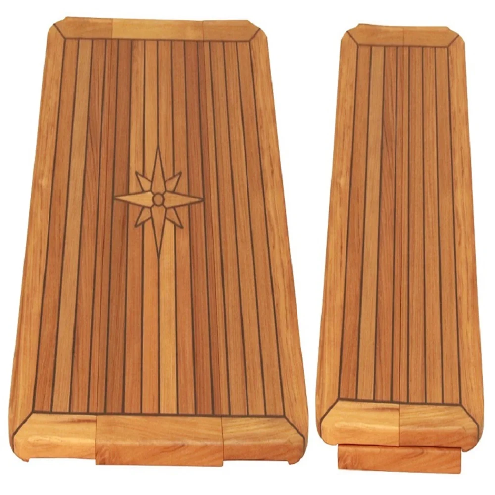 Boat Sliding Teak Table Top 580/340x600,580/340x800,580/340x1000mm For Marine Yacht