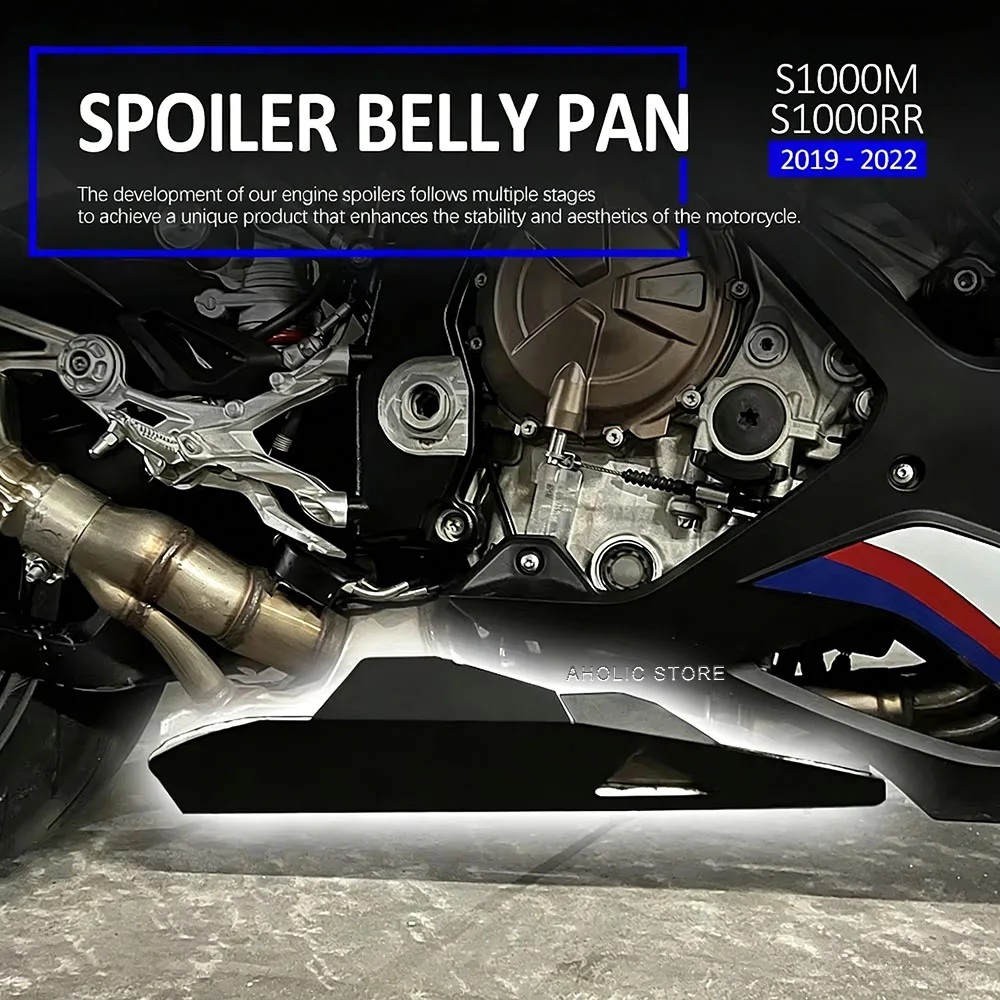 Motorcycle Engine Underguard For S1000RR M1000RR S 1000 RR M 1000RR 2019-2023 Spoiler Belly Pan with Heat Shield