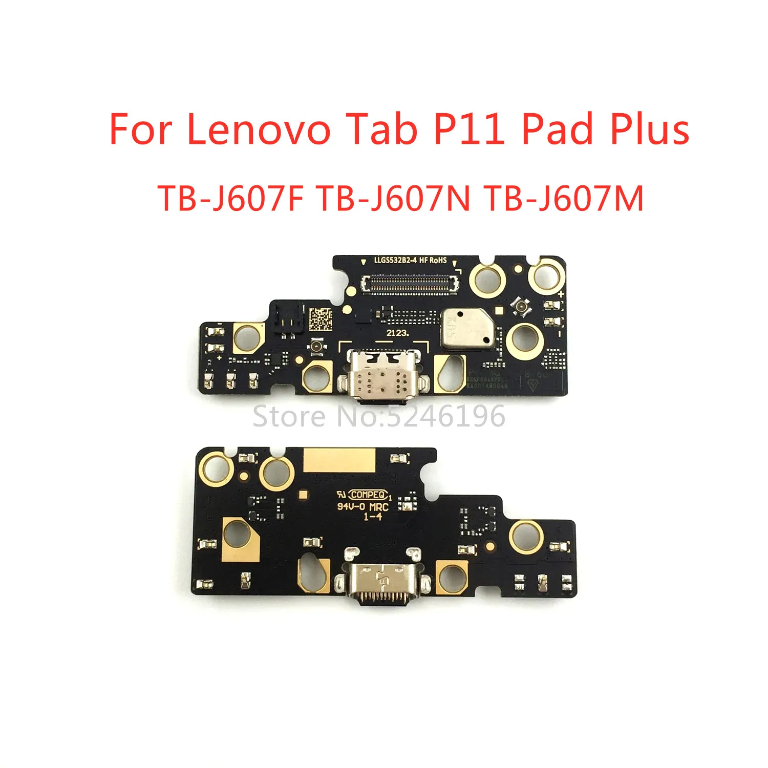 

1pcs USB Charging Port Charger Base Connector For Lenovo Tab P11 Pad Plus TB-J607F TB-J607N TB-J607M Replace Part