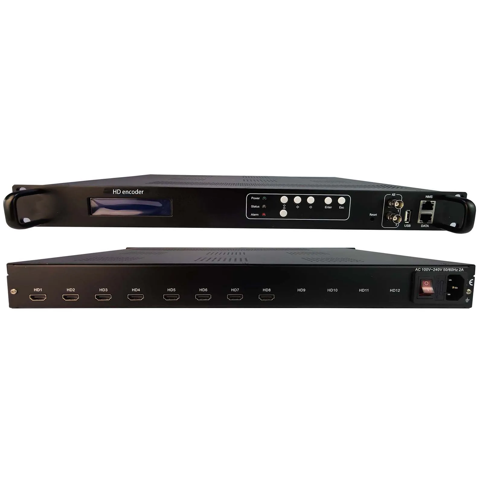 4/8 HD to IP/ASI encoder, 1080P Multi-Channel encoder, HD input and IP output, HD to IP encoder