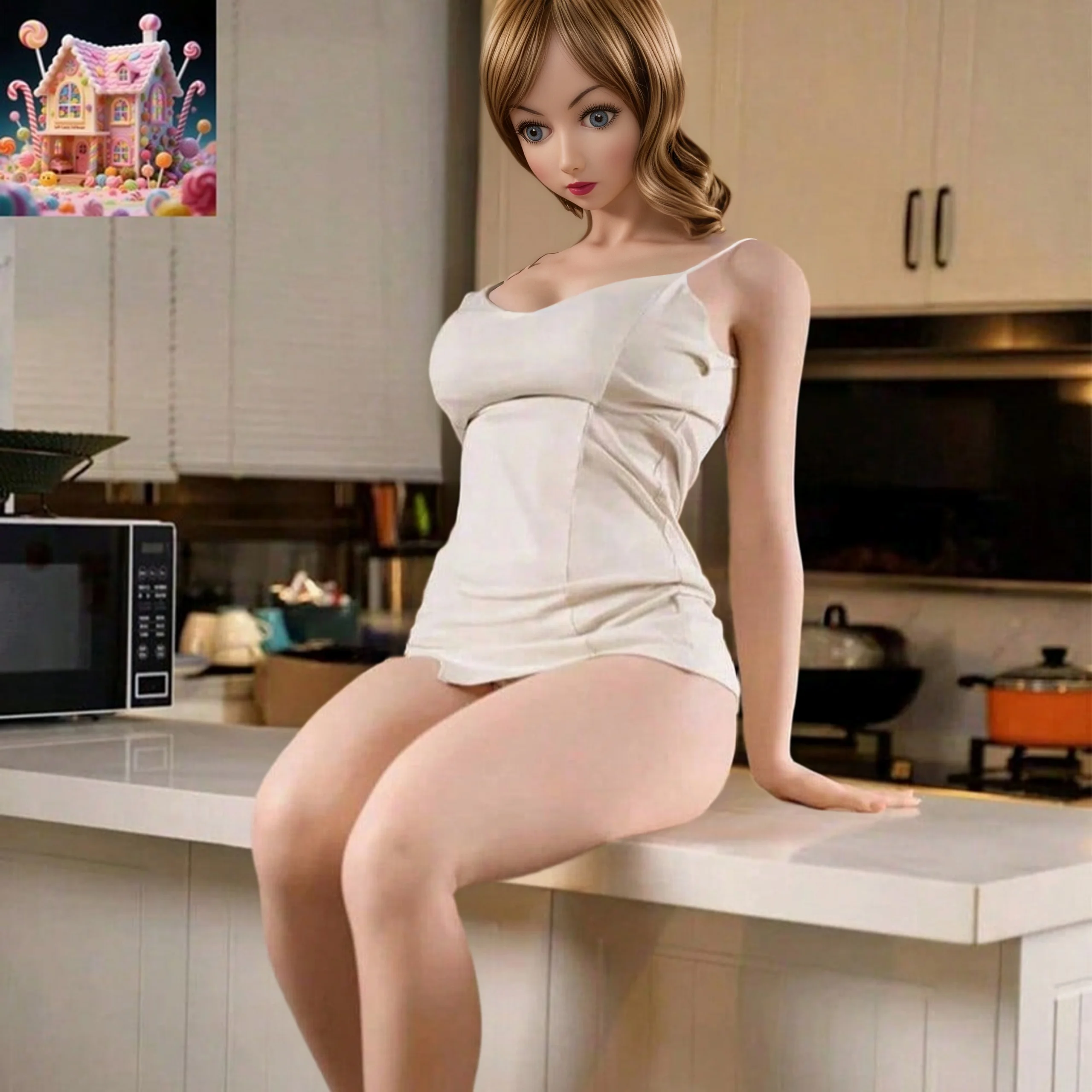 Bambola realistica in TPE 100 cm 140 cm 150 cm, bambola d'amore per tutto il corpo senza cuciture, scheletro in lega flessibile mobile, struttura della pelle realistica