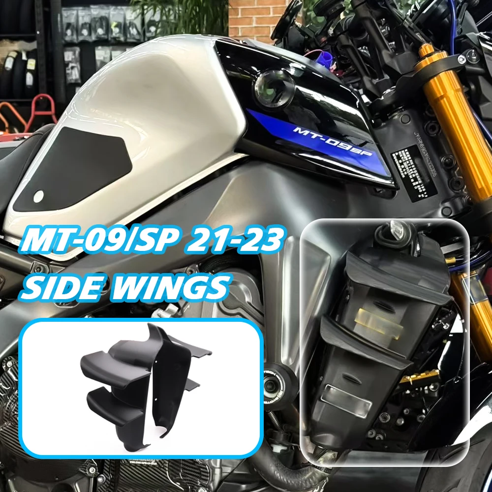 

For YAMAHA MT-09/SP Side Wing Side spoiler FRONTAL SPOILERS MT09 2021 2022 2023 Front spoiler Lower spoiler flank