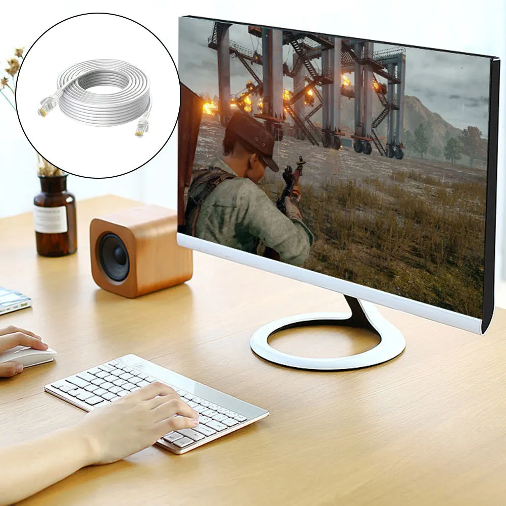 

Network Cable Ultrathin High-speed Transmission Internet LAN Pvc Routers Connection Wire