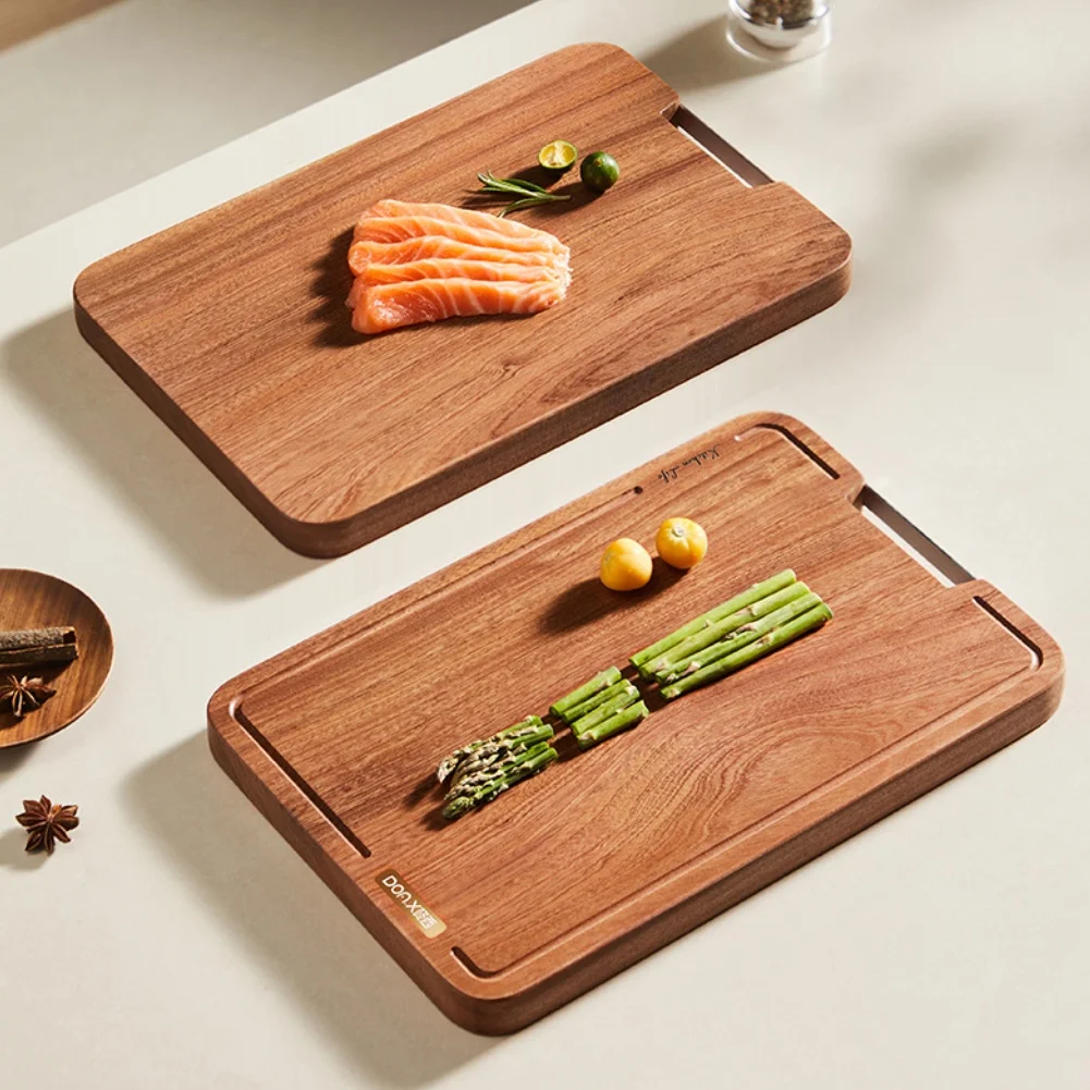 1PCS Sandalwood Wood Cutting Board Kitchen Cutting Board Thickened Fruit Vegetables Chopping Panel For Food Cutting Table