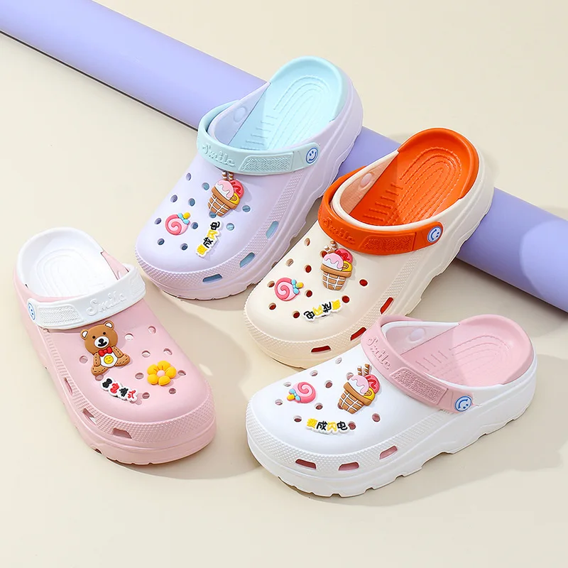 Fashion Sandals Waterproof Slippers Women Shoes Summer Outdoor Slides Soft Sole Garden Shoes Indoor Nursing Sandals