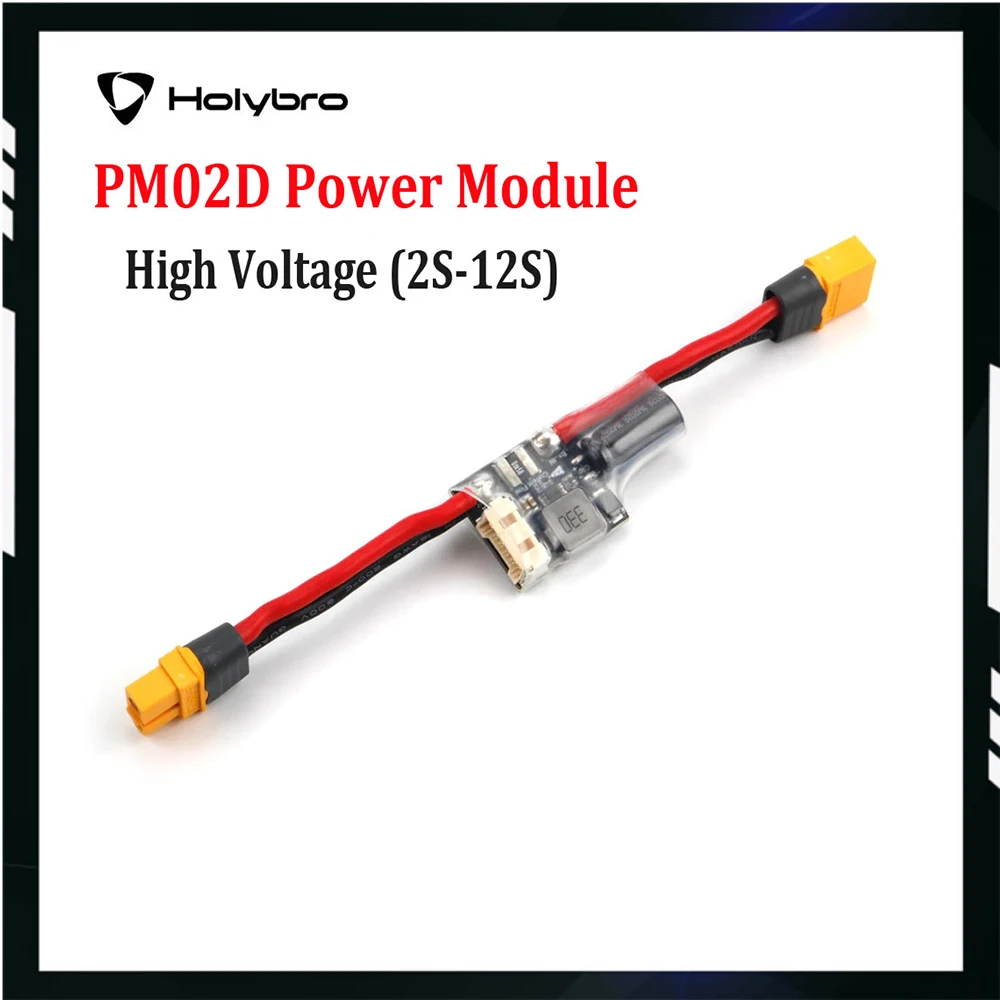 Holybro PM02D Power Module with XT60 Plugs Connectors for Pixhawk 5X / 6X Flifht Controller