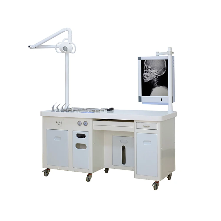 Clinic ENT Operating Workstation Ear Nose Throat Treatment Unit with Suction