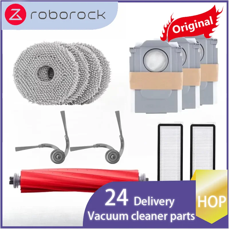 Original Roborock Qrevo L QV 35A/QV 35S/QR 798/QR 598 Spare Parts Mop HEPA Filter Main Brush Side Brushes Dustbag Vacuum