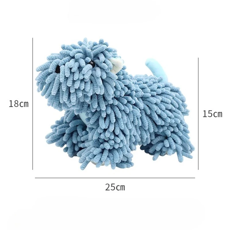 Chenille Puppy Hand Towel Soft Absorbent Cartoon Dog Kitchen Bathroom Hand Drying Cloth Cute Home Decoration Hand Wiping Towel