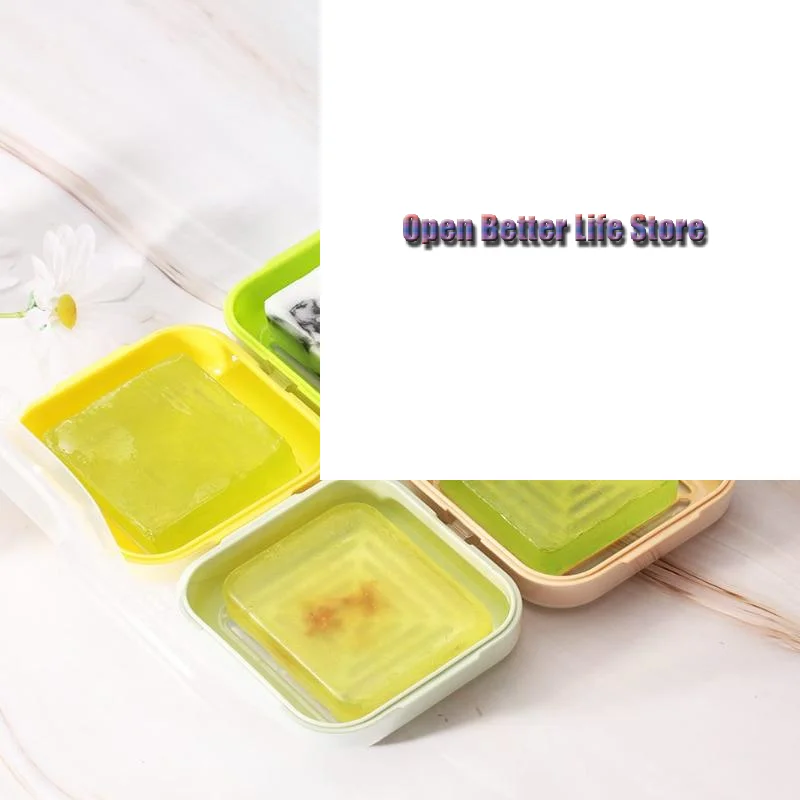 

1Pce Travel Mini Soap Box Portable Leak Proof Soap Storage Box, Suitable For Dormitory Travel, Camping