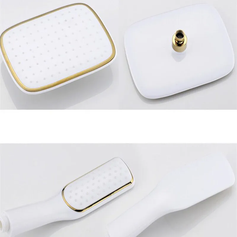 Set di sistemi doccia per bagno caldo freddo Set di rubinetti per bagno in ottone SDSN Accessori Soffione doccia a pioggia Set doccia per bagno caldo freddo