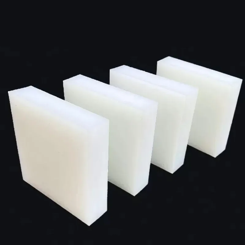 Thickness 0.5-50mm High Elasticity White Silicone Rubber Sheet Block Plate Shockproof Pad Anti Sliding Gaskets Customizable