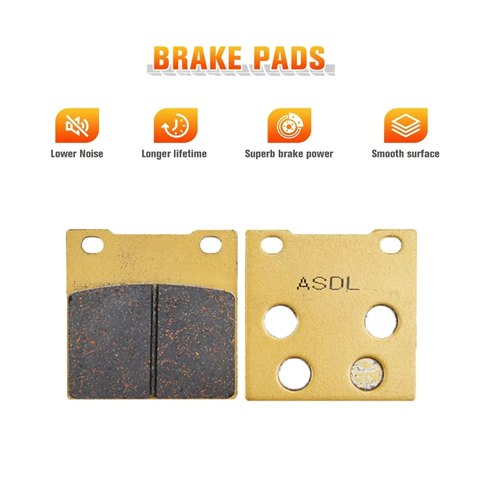 Front Rear Brake Pads For SUZUKI GS GSX 400 500 550 750 SE Katana 1985-1987 86 RG 250 WD Gamma 1983 GSX400 GSX500 GSX550 GSX750