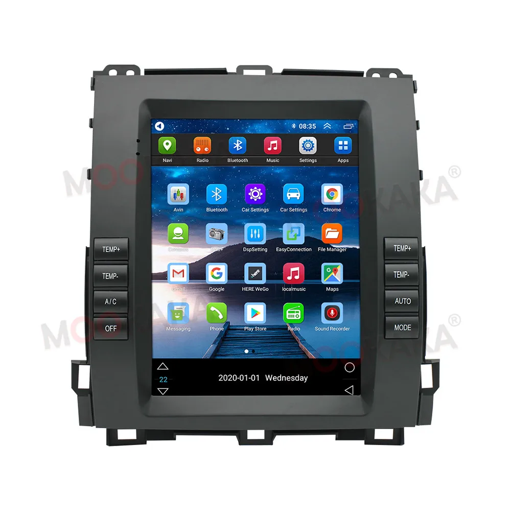 Android 11 For Toyota Prado LC100 LC120 2002-2009 Auto Radio Stereo GPS Navigation 128G Car DVD DSP Multimedia Player Head Unit