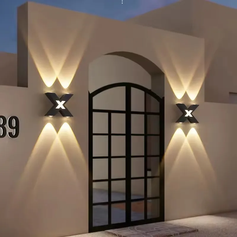 IP65 Outdoor Waterproof Wall Light 110V-220V 4W 6W 7W LED Light Villa Garden Park Courtyard Porch Light Yard Decorative Lighting