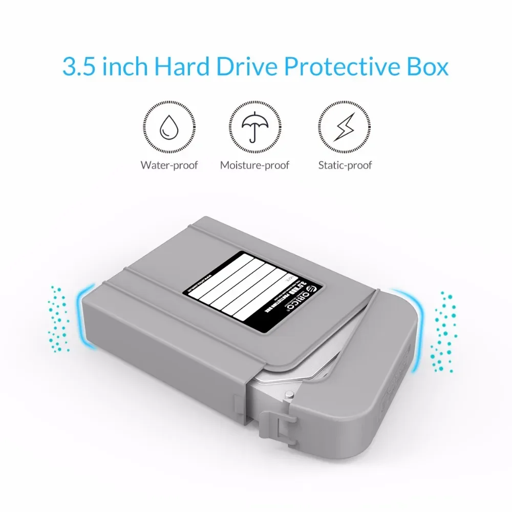 ORICO 3.5 Inch IDE SATA HDD caddy Case external Hard Drive Disk Storage Box For Hdd enclosure Cases 3.5 Inch HDD Box Multi Color